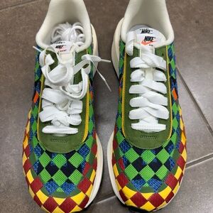 Size 12.5 - Nike Jean Paul Gaultier x sacai x VaporWaffle Woven Multi-Color